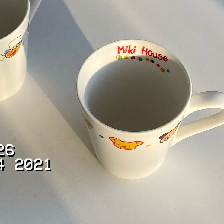 Cốc, dĩa sứ tráng men Miki house và Anpanman