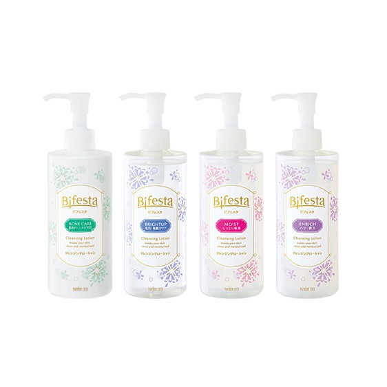 NƯỚC TẨY TRANG BIFESTA (CHAI 300ML) CHÍNH HÃNG CÓ 3 DÒNG: CHO DA MỤN - DƯỠNG ẨM - LÀM SÁNG DA