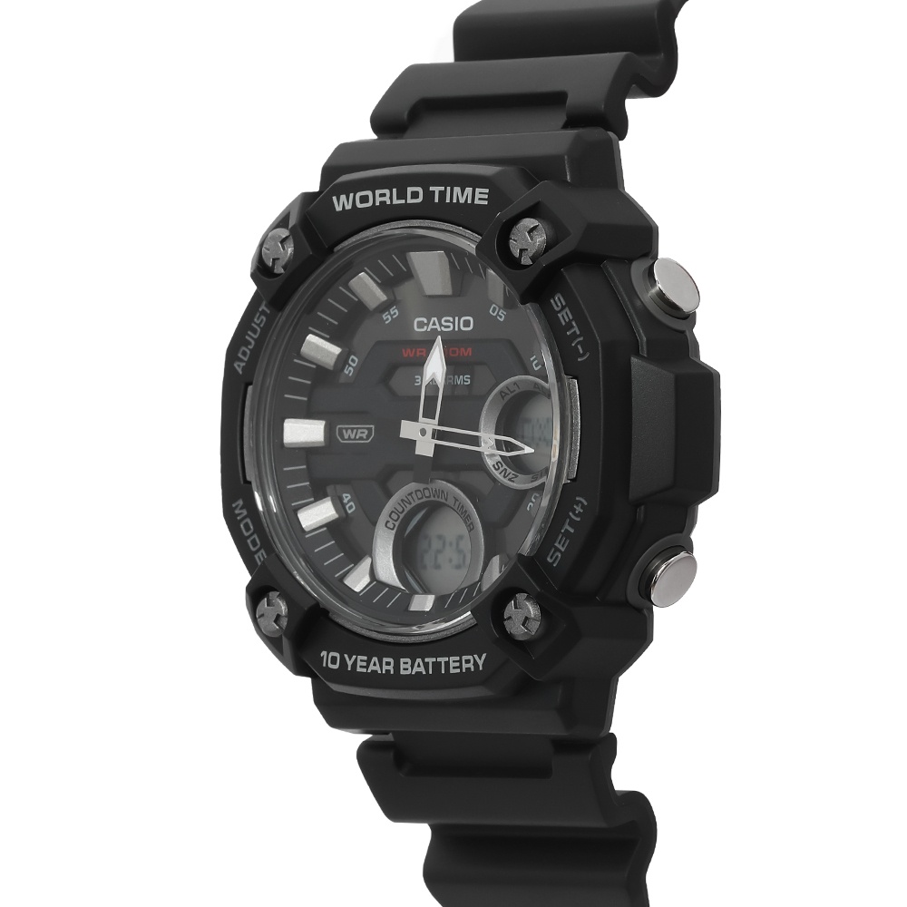 Đồng Hồ Casio | Nam AEQ-120W-1AVDF | Dây Nhựa | Pin 10 Năm | Chống Nước WR100M