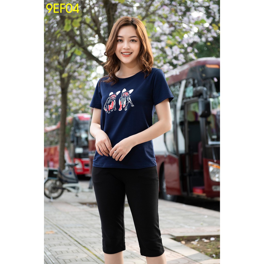Bộ Đồ Nữ Mặc Nhà Dễ Thương In Hình Cún 𝐂𝐀𝐑𝐃𝐈𝐍𝐀 𝑺𝒂̀𝒊 𝑮𝒐̀𝒏 Chất Cotton Dày Đẹp Co Giãn Thoáng Mát Hàng Cao Cấp Mã 9EF01-04