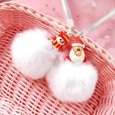 Bút quả bông noel BQB21 bút quả bông cute bút quả bông dễ thương