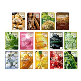 3w clinic  tấm mặt nạ tươi 1ea 14 loại tấm mặt nạ hàn quốc