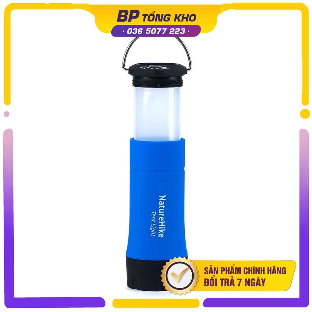 Đèn lều chính hãng NatureHike NH15A003-I siêu sáng sử dụng pin 3A
