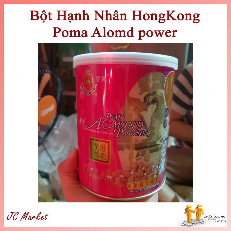 Bột Hạnh Nhân Hong Kong Poma Alomd power (hũ 454gr)