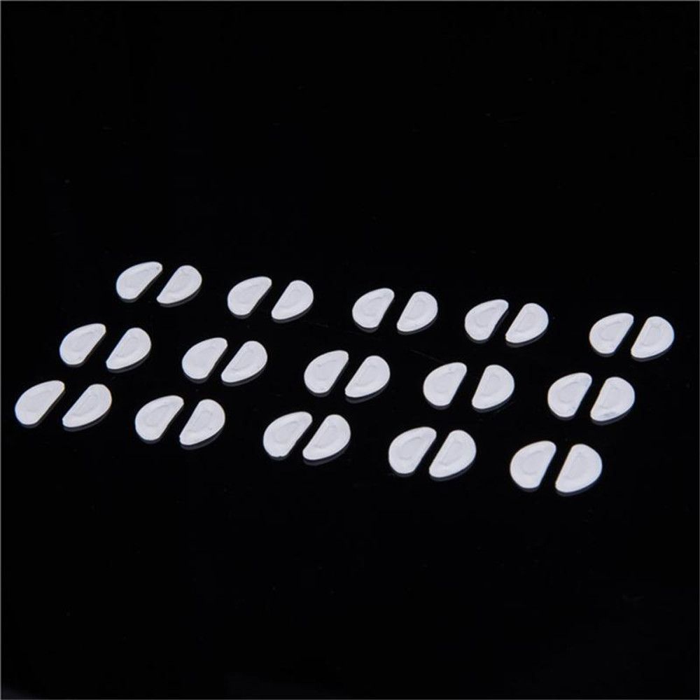 Set 5 Cặp Đệm Mũi Mắt Kính Bằng Silicone Mỏng Thoải Mái Chống Trượt Thời Trang