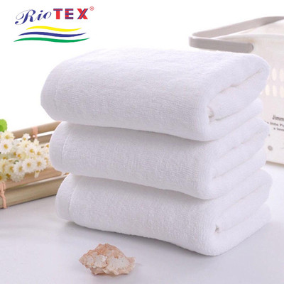 Khăn tắm cao cấp RIOTEX-Khăn tắm trắng 60x120cm 300g A Bền Đẹp, mềm mịn cho Gia Đình, Khách Sạn, Spa
