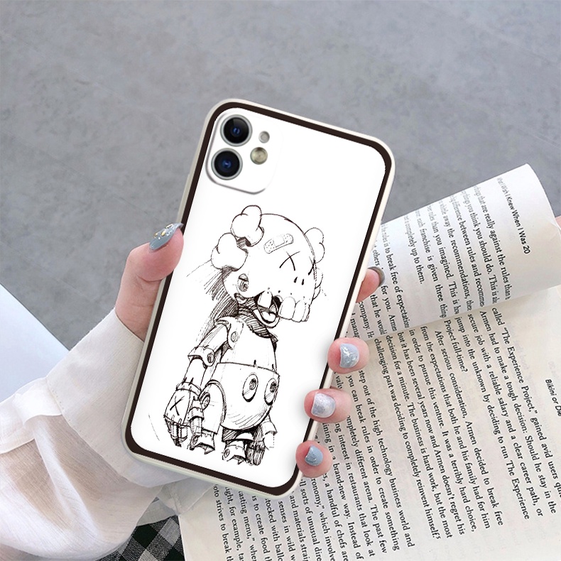 Ốp iphone cạnh vuông BE.aric.k đáng thương cho ip 6/8/7/plus/x/xr/xsmax/12 pro max/11pro max/13 pro max-nt067