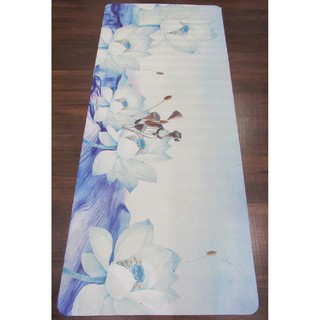 Thảm yoga du lịch bằng da lộn cao cấp