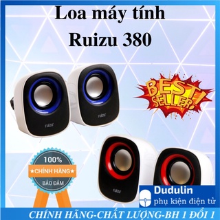 Loa máy tính Ruizu RZ-380 nhỏ, gọn, nhẹ; Nghe cực to, âm cực rõ