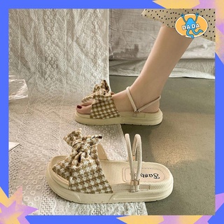 Giày Sandal Đế Dày Phối Lưới Thời Trang Cho Nữ Sinh