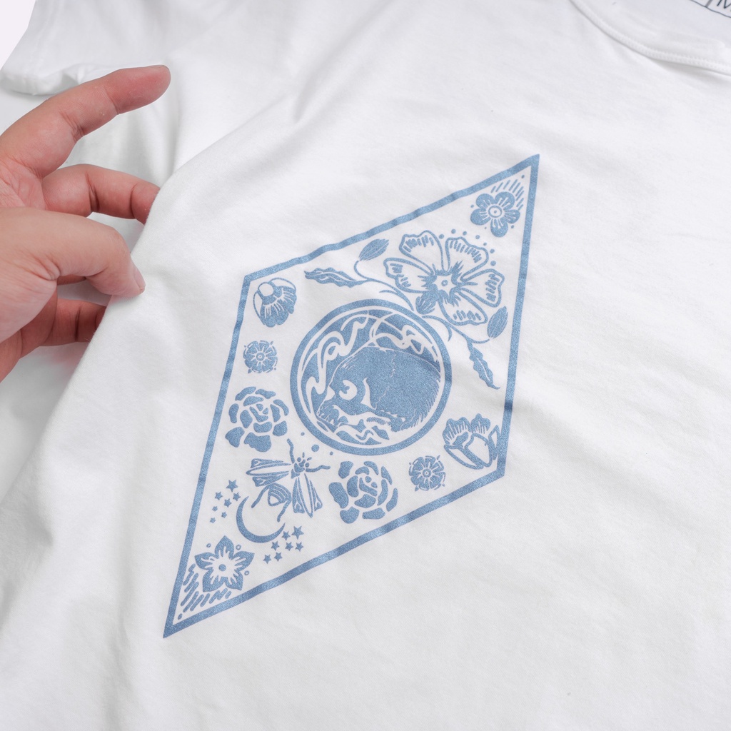 Áo Phông Cộc Tay Trơn Chất Vải Co Dãn 4 Chiều In Hình Hoa Văn Hoạ Tiết Màu Trắng Thời Trang MENCLOTHER | BigBuy360 - bigbuy360.vn