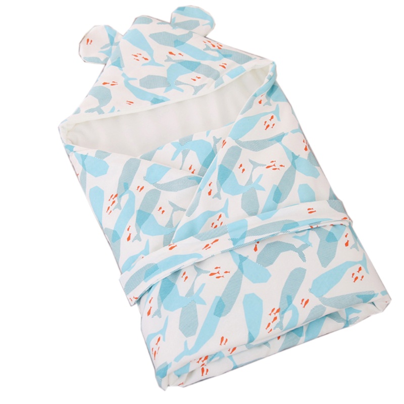 Túi Ngủ Cotton Dạng Bìa Thư Ấm Áp Cho Bé Sơ Sinh