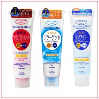 Sữa rửa mặt Kosé Softymo Cleansing Foam White làm sạch dịu nhẹ (190gr / 220gr) (Thủy Japan)