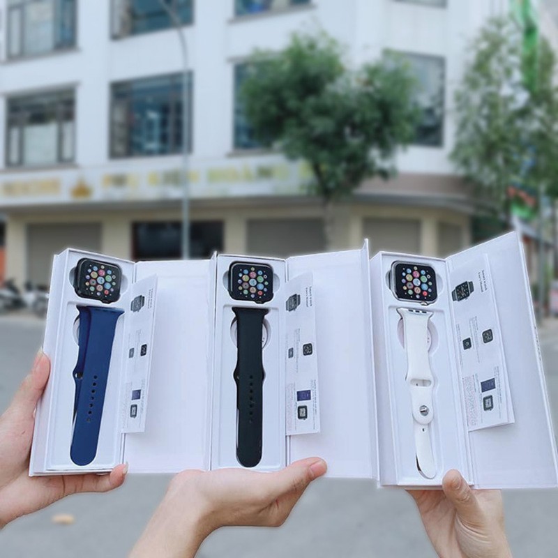 Đồng Hồ Thông Minh HiWatch Seri 6, Kết Nối Bluetooth Với Điện Thoại, Màn Hình Tràn Viền, Nghe Gọi, Thay Được Hình Nền