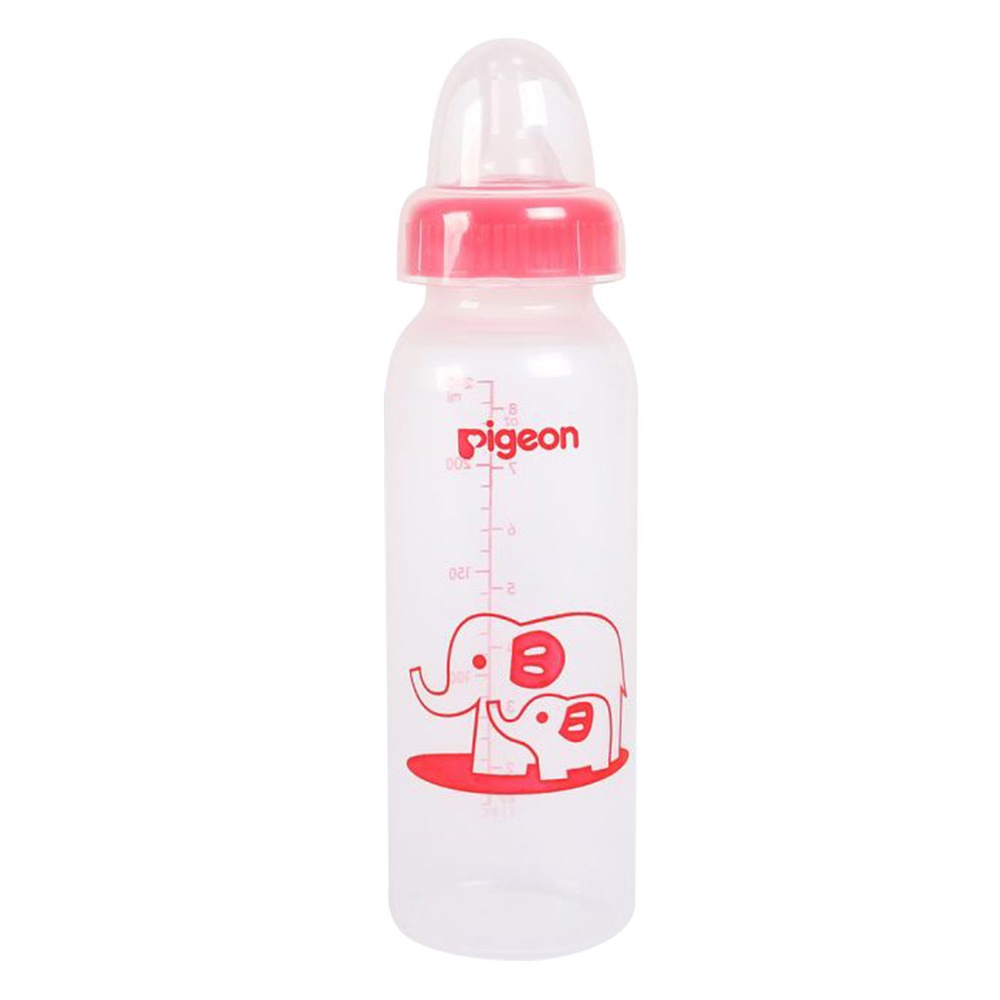 Bình Sữa PP Tiêu Chuẩn Hình Vịt/Voi Pigeon 120ml/240ml Nhiều Màu