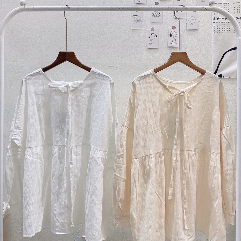 (Ảnh thật) Áo babydoll trơn dành cho nữ