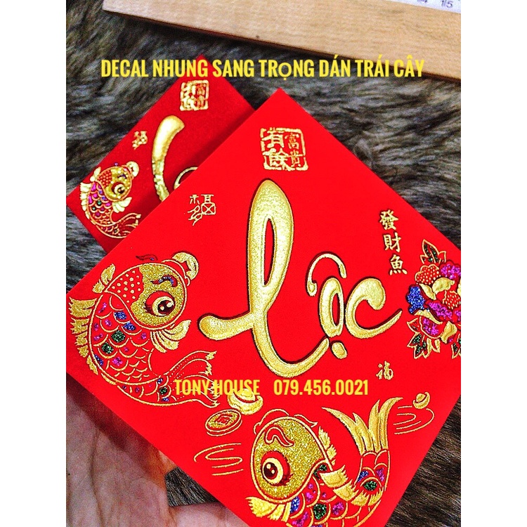 Thế giới Decal dán trái cây - Giấy dán dưa - Ảnh thật