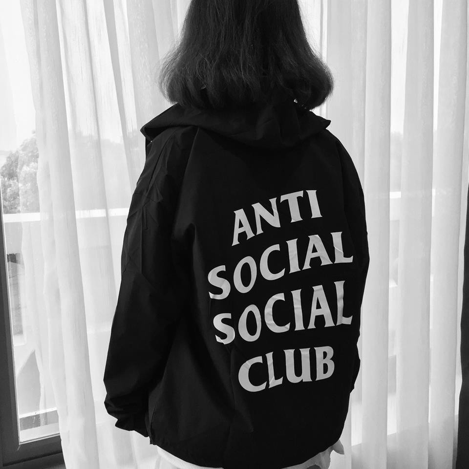 [Mua Là Rẻ 1906]GIẢM KỊCH SÀN GIẢM GIÁ Áo dù Antisocial - ANTISOCIAL JACKET UNISEX - SP003DTT006