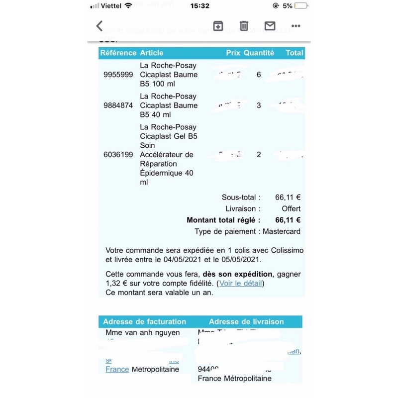 Kem phục hồi da Cicaplast B5