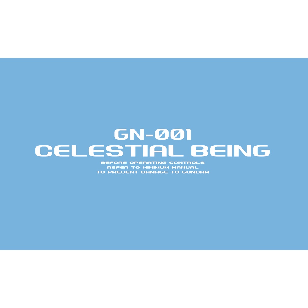 Decal Dán Trang Trí Xe Hơi 01 RG EXIA Series EXIA R2 R3 Astraea Type F Chất Lượng Cao