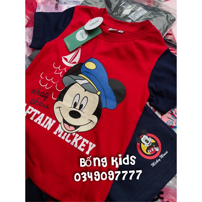 Bộ Hè Bé Trai Mickey Thuyền Trưởng DN