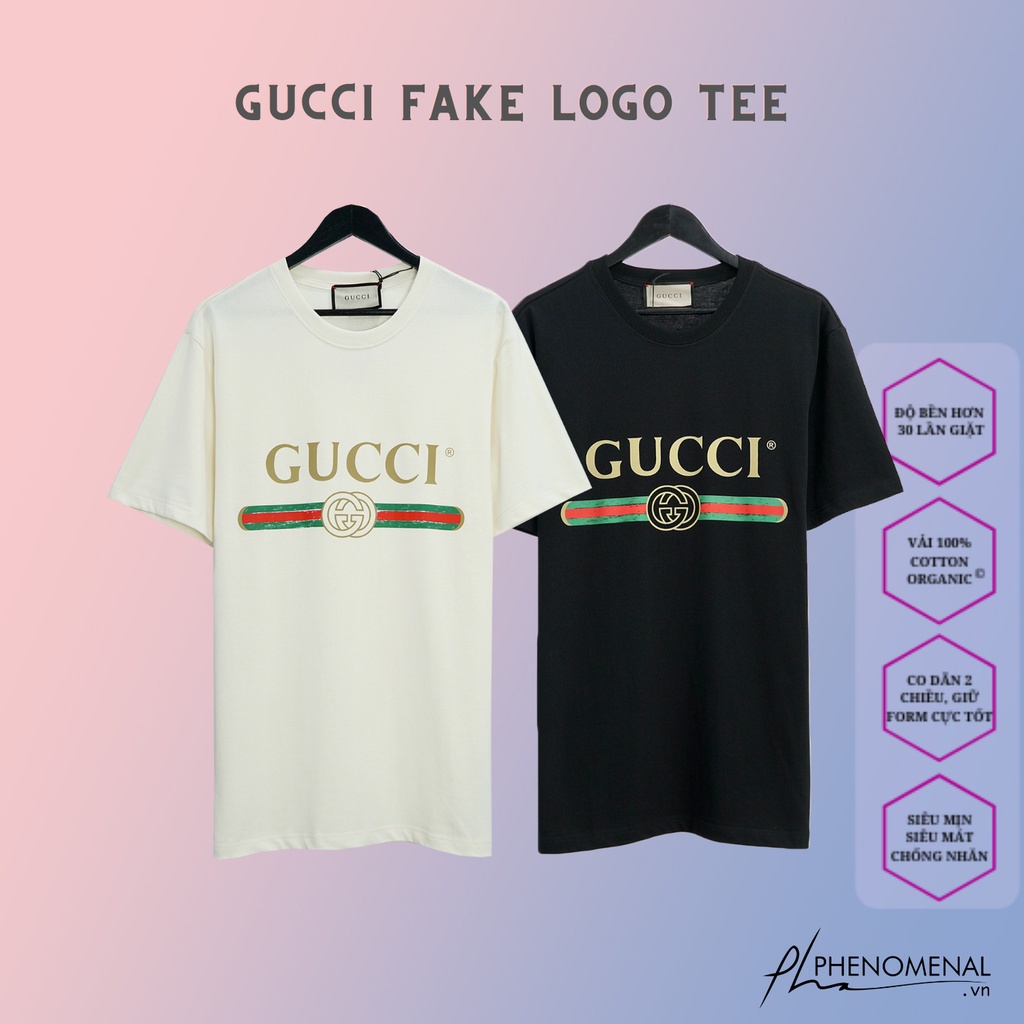 Áo Thun Gucci , Áo Thun Tay Ngắn Chất Liệu Cotton In Chữ Gucci Ngang Thời Trang Dành Cho Cả Nam Và Nữ