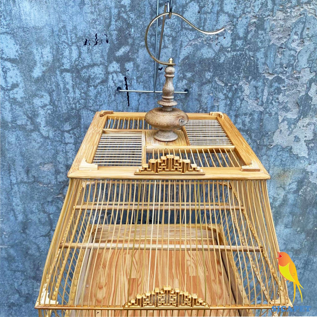 Lồng chim chào mào, Lồng sing Chào Mào vuông tre già SICAPET