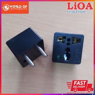 Phích ổ cắm đa năng Lioa chuyển 3 chấu thành 2 chấu