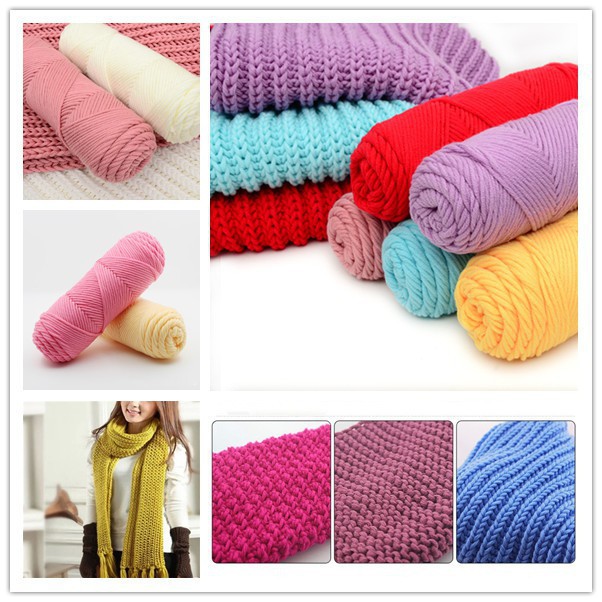 Cuộn Len Sữa Siêu Mịn Dùng Đan Quần Áo 100G