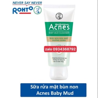 Sữa rửa mặt bùn non acnes baby mud
