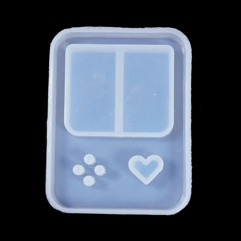 Bộ 10 Khuôn Nhựa Epoxy Làm Mặt Dây Chuyền / Bình Sữa Em Bé / Bàn Chân Mèo Bằng Silicone