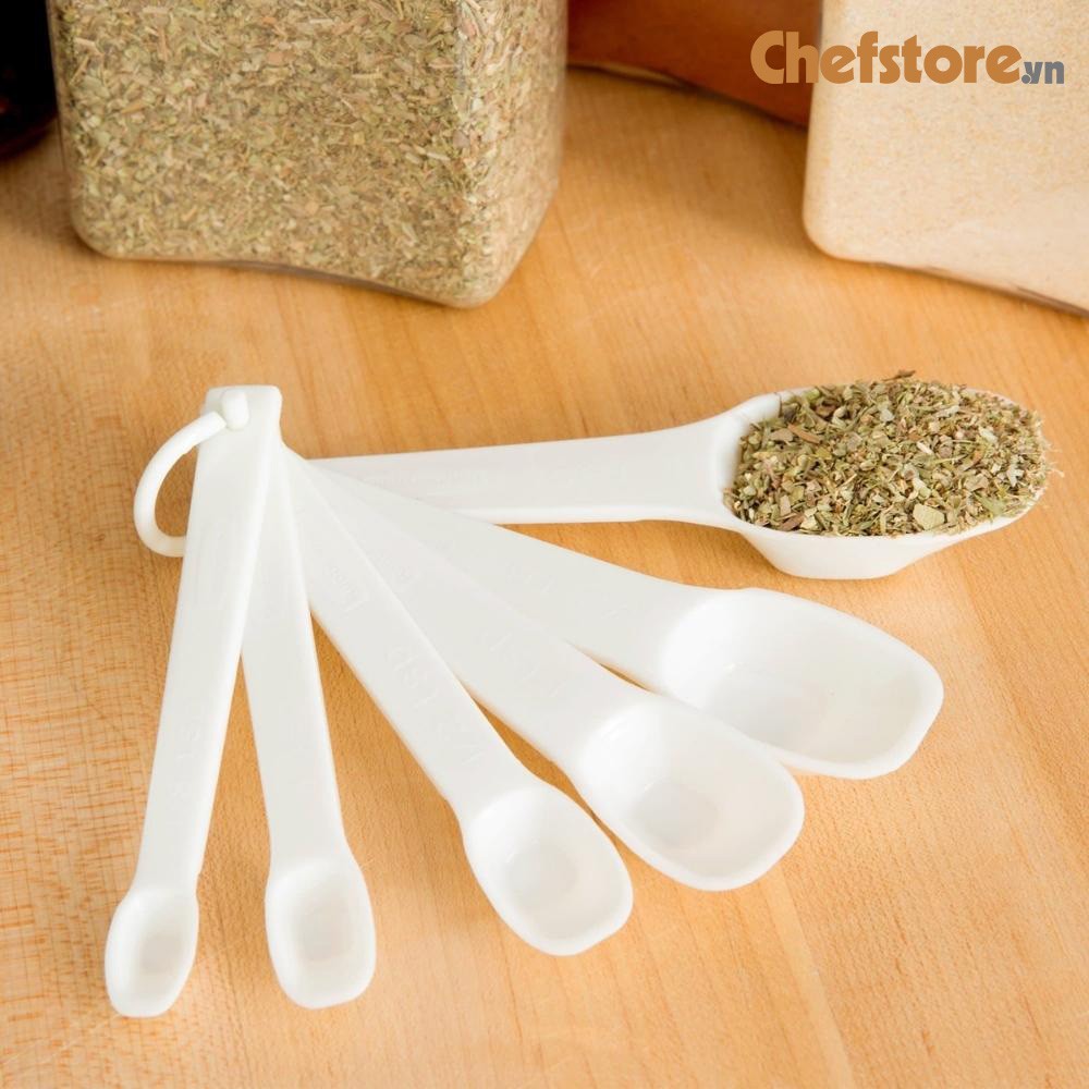 Dụng Cụ Làm Bếp Làm bánh Bộ 6 Thìa Đong Định Lượng Gia Vị Rubbermaid USA