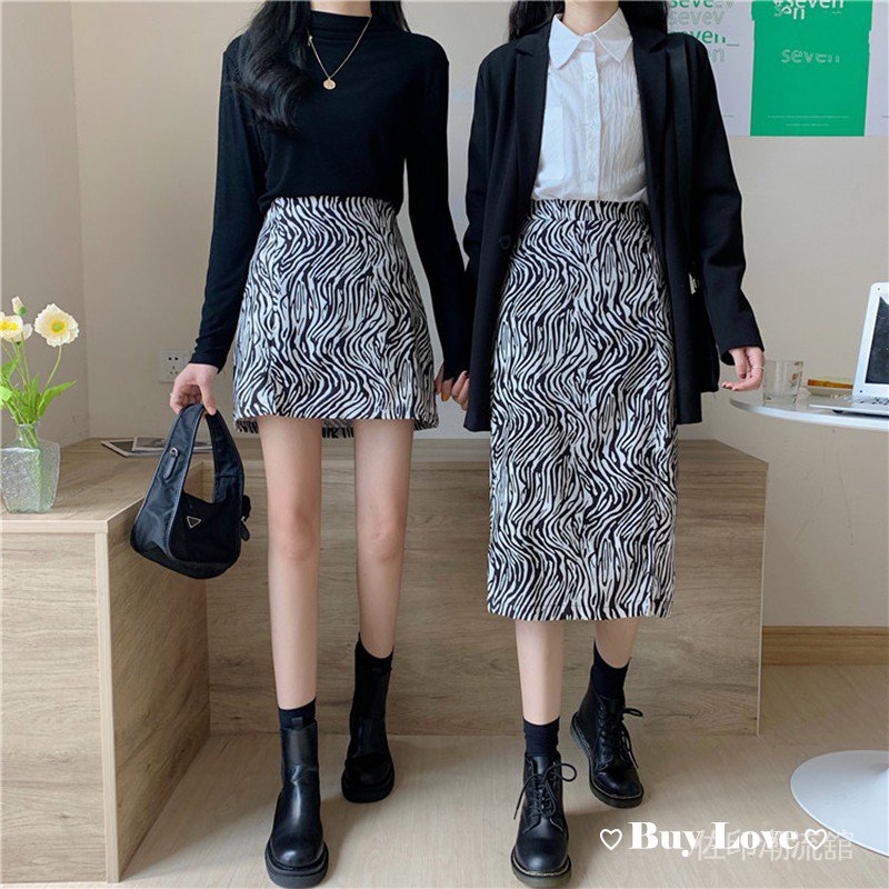 Chân Váy Midi Họa Tiết Ngựa Vằn C3150 Kztt | BigBuy360 - bigbuy360.vn