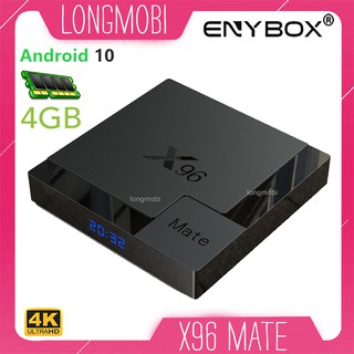 EnyBox X96 Mate Tv Box Ram 4GB Cài Sẵn Android 10 Và Ứng Dụng