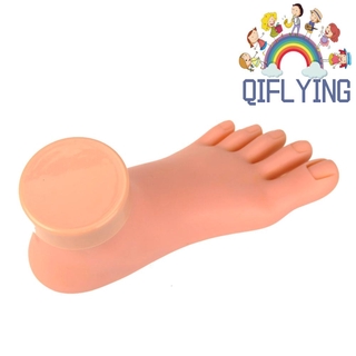 Practice Foot Mannequin with Nails for Pedicure Training Nail Art Display