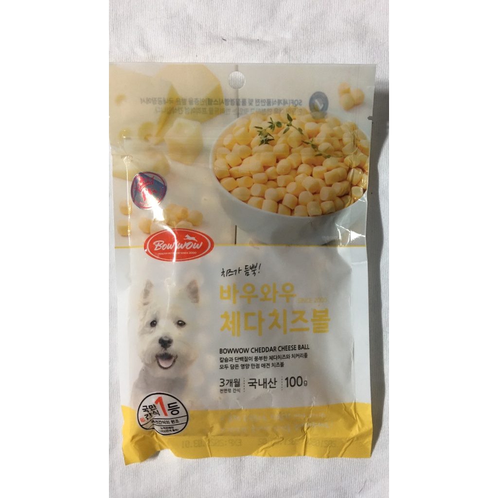 [MỚI] Phô mai viên cho Chó Bowwow 100% nguyên liệu Hàn Quốc