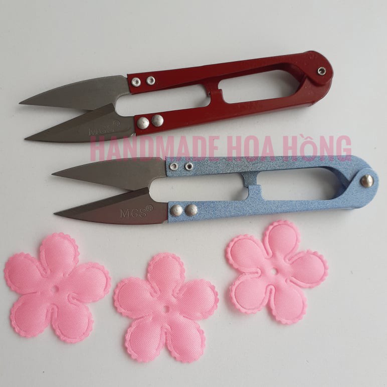 1 cây kéo cắt chỉ cán sắt, 10.6cm - Phụ liệu may mặc, thêu thùa,...