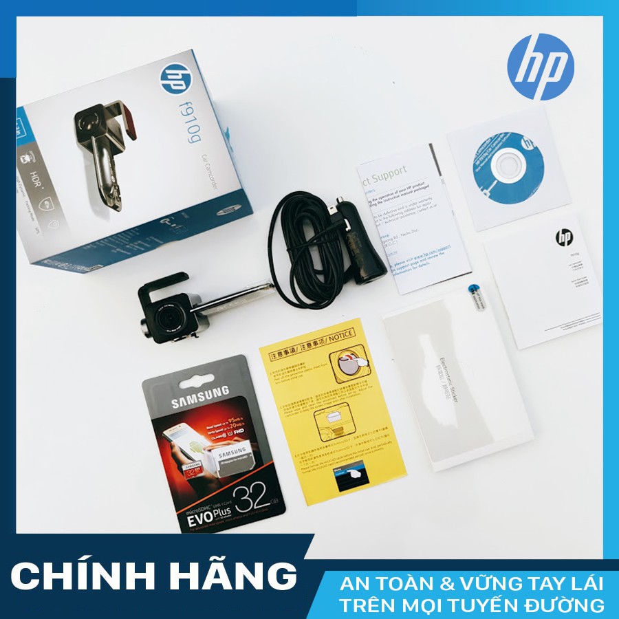 Camera hành trình HP F910G + thẻ 32GB Class 10 | BigBuy360 - bigbuy360.vn