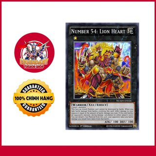 [Thẻ Bài Yugioh Chính Hãng] Number 54: Lion Heart