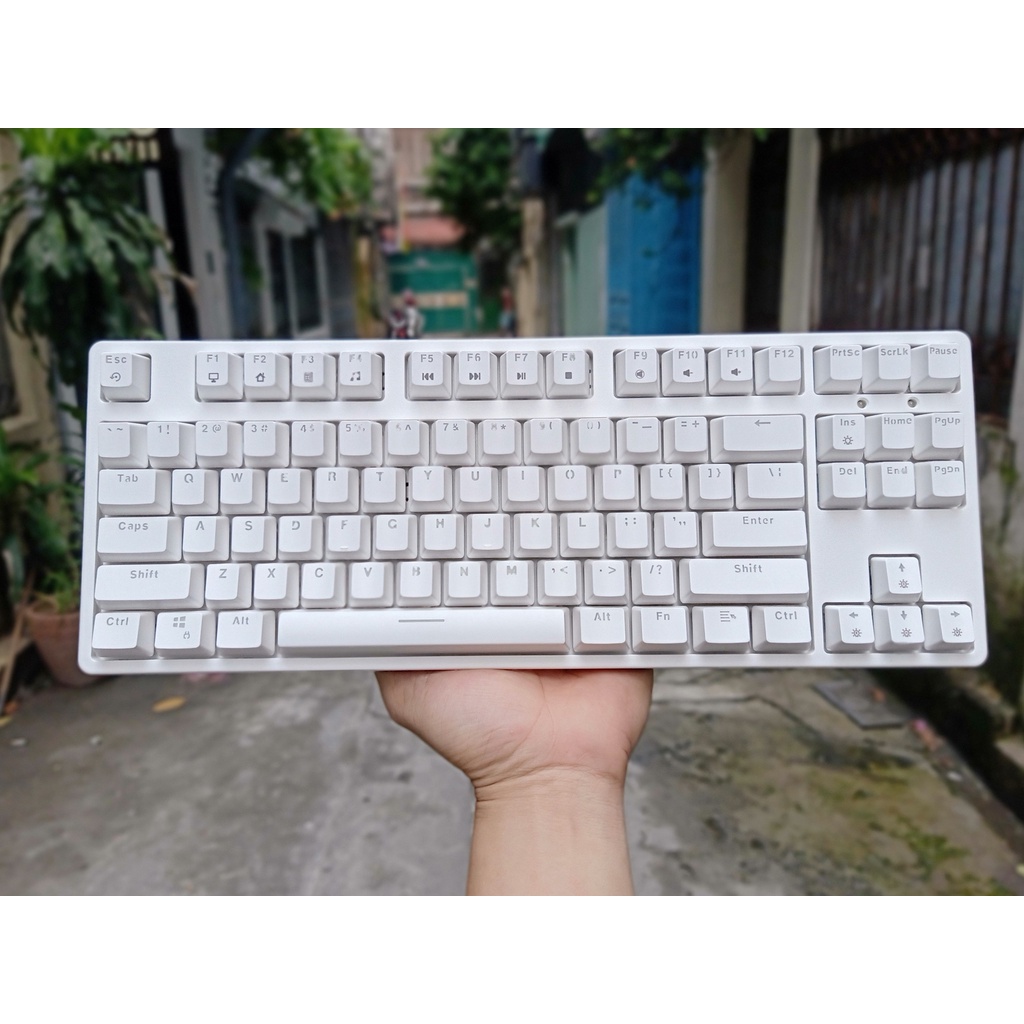 Bàn Phím cơ Edra Ek387L, huano switch, 2 phiên bản là EK387L led Rainbow và led 1 màu bảo hành 24 tháng