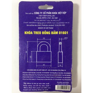 Ổ KHÓA VIỆT TIỆP BẤM