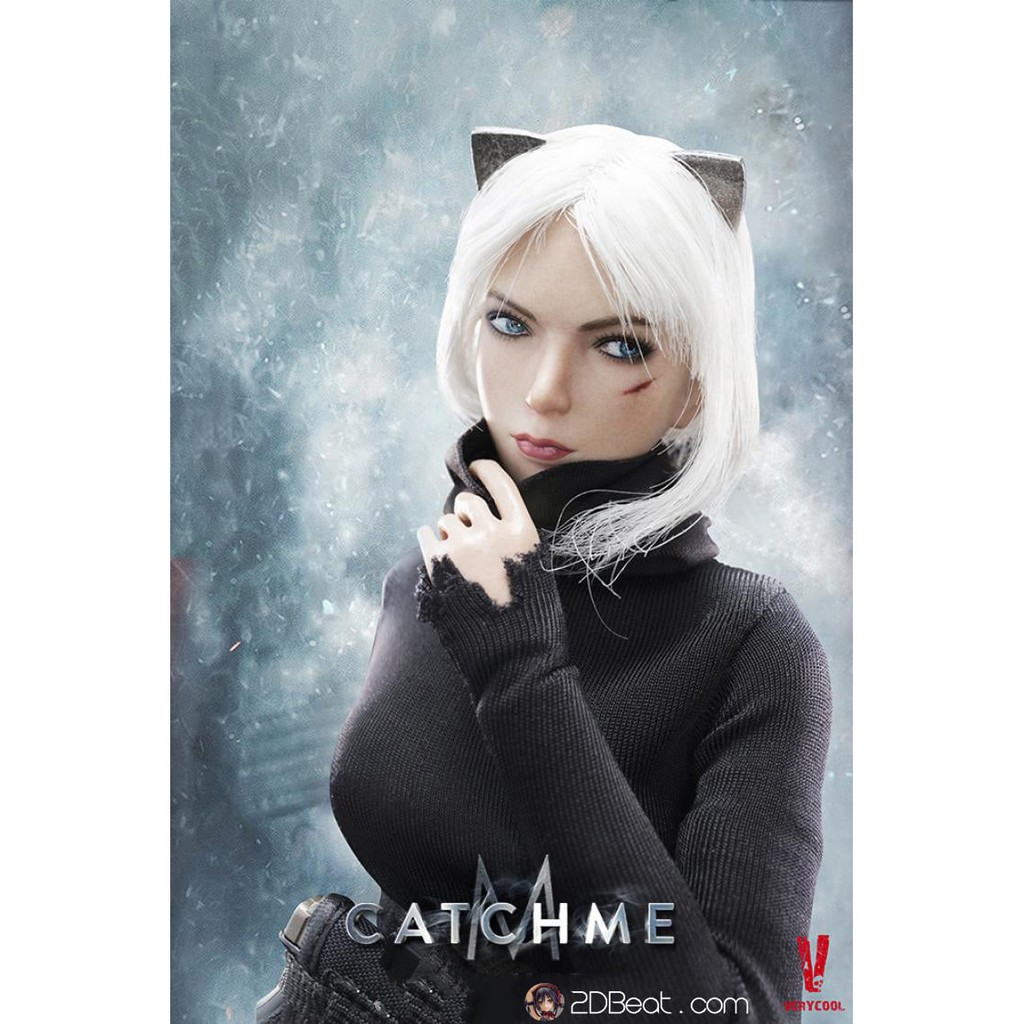 1/6 VERYCOOL VCF-2033B Catch Me Female Assassin phiên bản Head có Sẹo Likenew