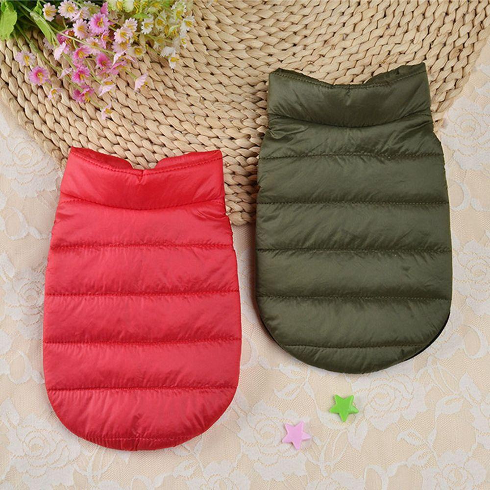 Áo Khoác Phao Giữ Ấm Trọng Lượng Nhẹ Cho Chó Mèo Chihuahua
