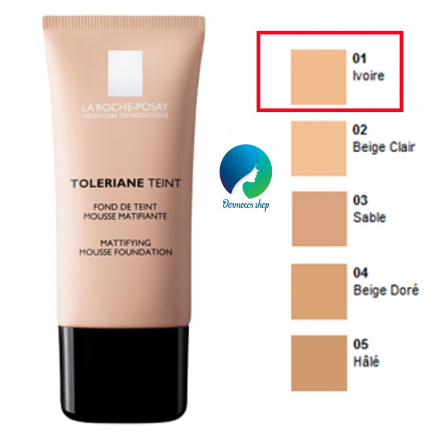 Kem nền cho da nhạy cảm khô hoặc da thường LRP Fond De Teint Creme D’eau Hydratante