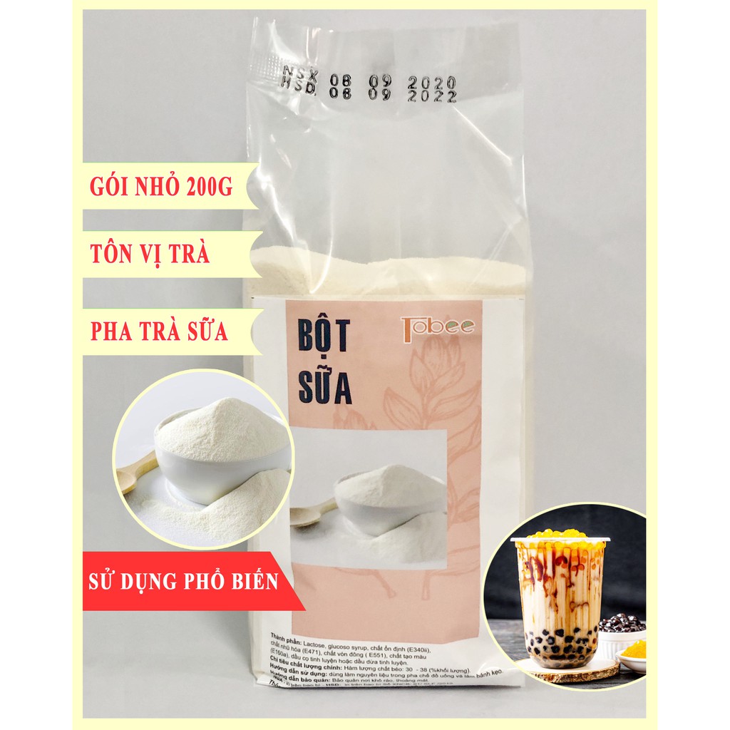 BỘT SỮA TOBEE (Gói 300g Tiện Lợi) - Nguyên Liệu Pha Trà Sữa Béo Ngậy - Tôn Vị Trà