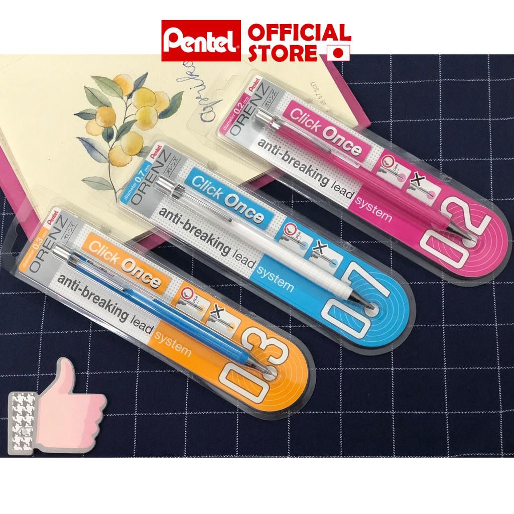 Bút Chì Kim Tự Động Pentel Orenz XPP Ngòi 0.2 0.3 0.5 0.7mm | Bút Chì Bấm | Tiện Lợi Thoải Mái | Thiết Kế Màu Sắc