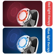 Máy massage mặt bằng sóng âm có đèn LED EMS chế độ nóng /lạnh chống nếp nhăn / lão hoá ANLAN | BigBuy360 - bigbuy360.vn