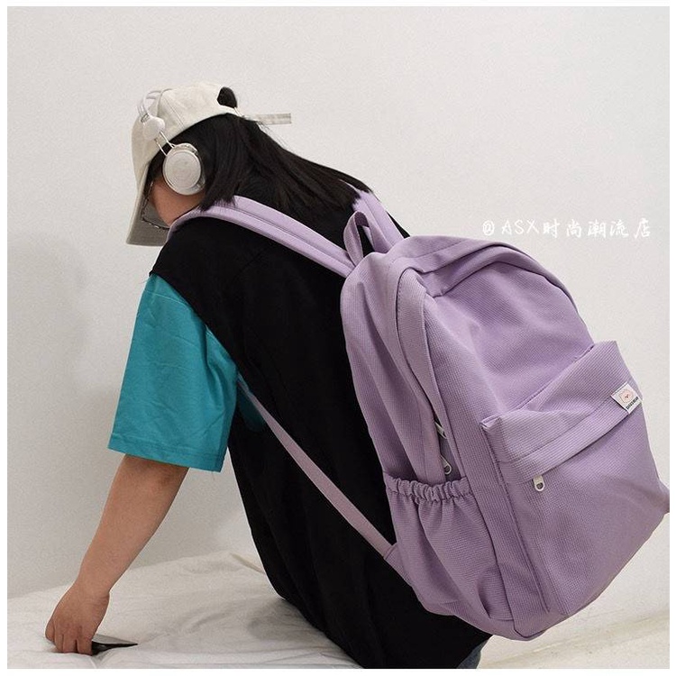Ba lô đi học phong cách Hàn Quốc hợp thời trang cho nữ