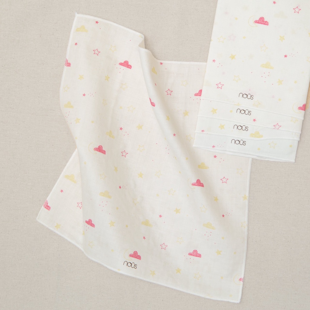 Set khăn xô Nous 5 cái hoạ tiết dễ thương cho bé