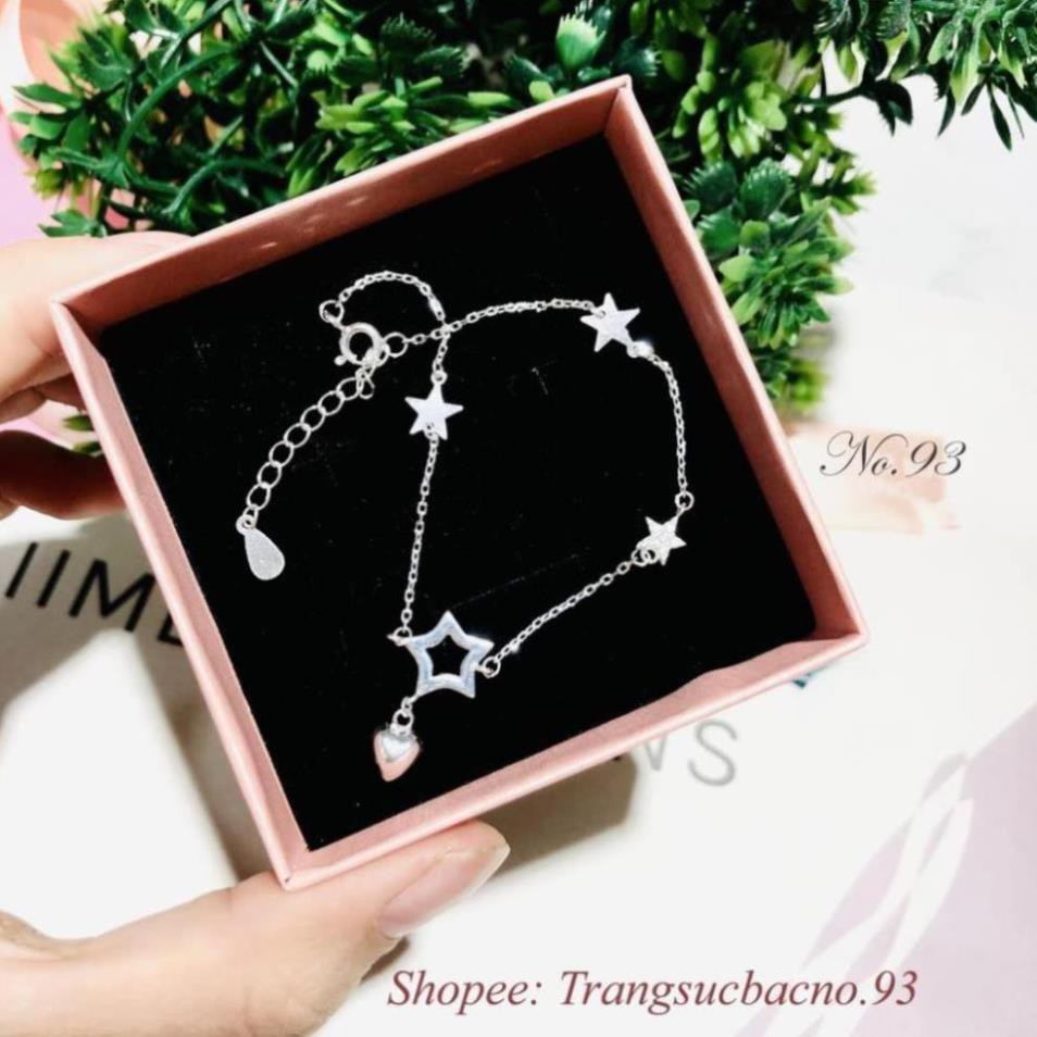 (BẠC CHUẨN)  LẮC TAY BẠC CHO NỮ ĐẸP TRANG SỨC CAO CẤP NO.93 VÒNG TAY BẠC ĐẸP  SILVER x a . | BigBuy360 - bigbuy360.vn